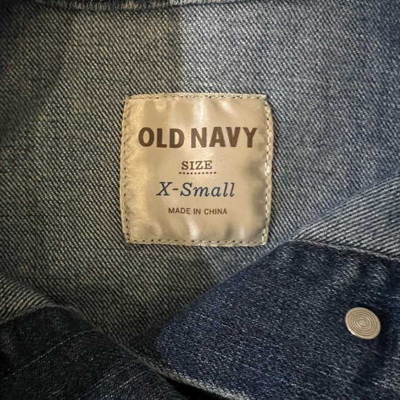 Y2K Vintage Old Navy Denim Jacket Women’s Size X-Small - Picture 4 of 8